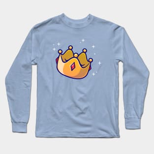 Floating Crown Cartoon Long Sleeve T-Shirt